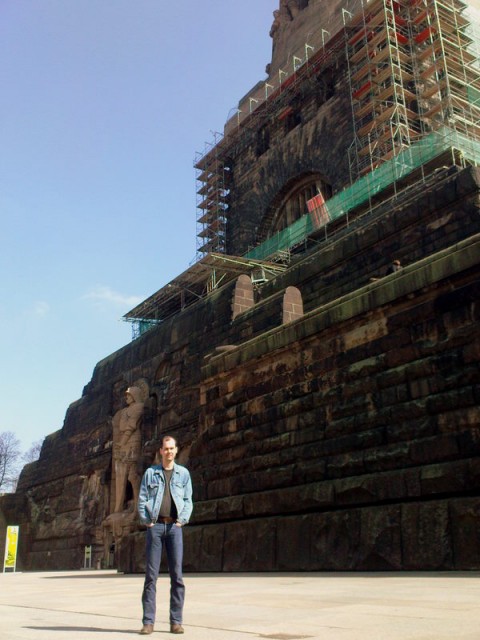 Ich am Völkerschlachtdenkmal